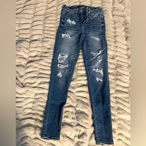 American Eagle Ripped Skinny Jeans